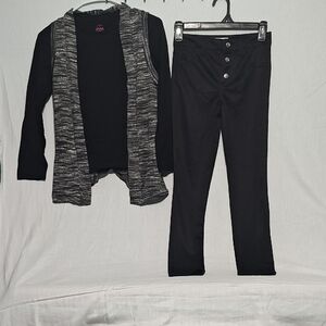 Freestyle Black and Gray Kids Matching Set